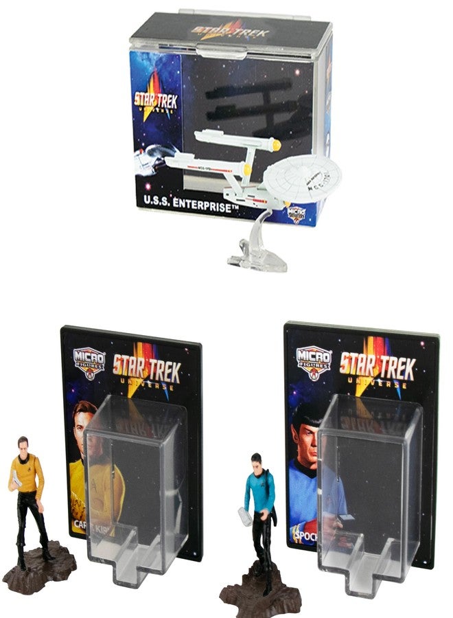 World's Smallest Star Trek Bundle Set of 3 Micro Figures - Image 3